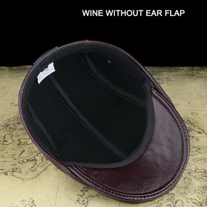 Genuine Leather Dad Baseball Hat