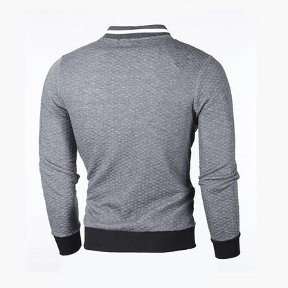 Men's Padded Quilted Zip Up Bomber Jacket