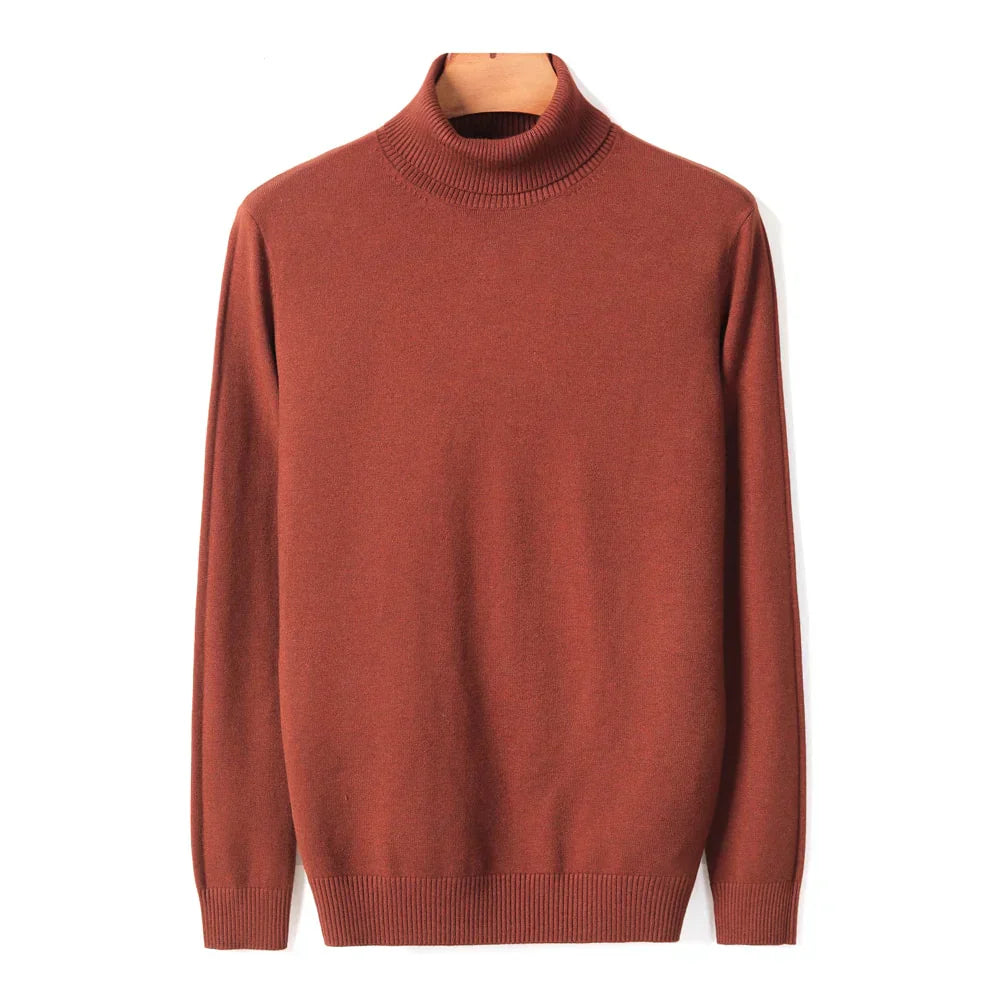 Textured Crew Neck Sweater Men