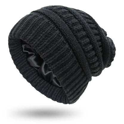 Cozy Ladies Warm Cable Beanie Hat