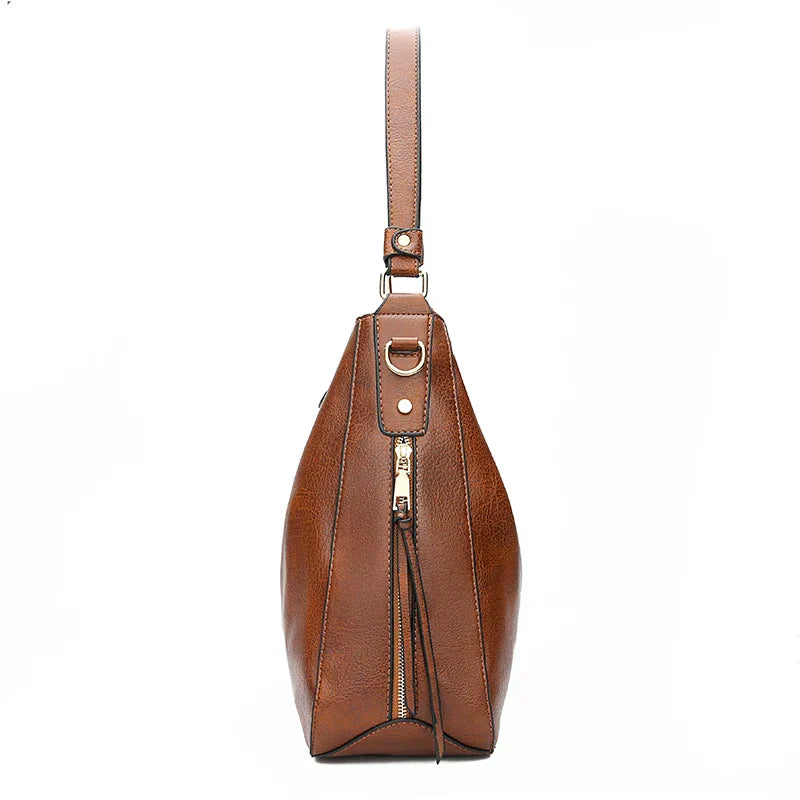 Big Vintage Style Tote Shoulder Bag
