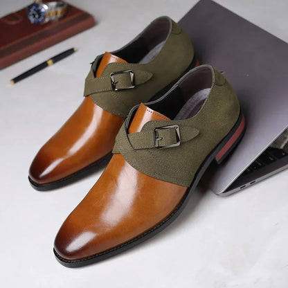 Comfortable Leather Slip On Dress Shoes - OutfitLondon
