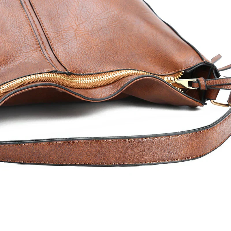 Big Vintage Style Tote Shoulder Bag