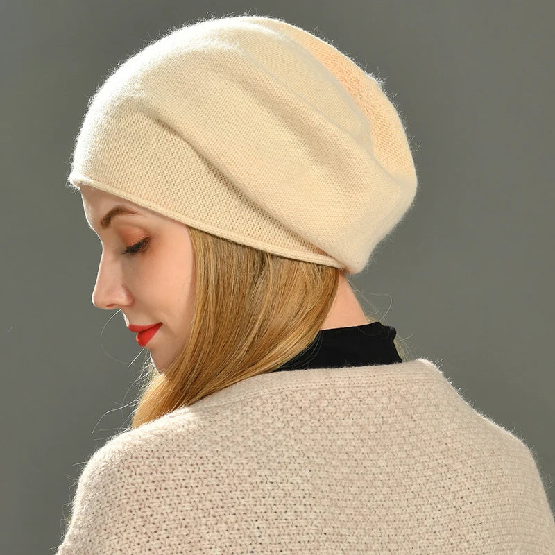 Happyhead Women's Cashmere Slouch Beanie