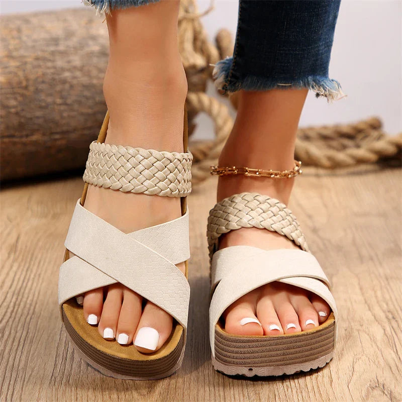 Soft Womens Slip On Summer Sandals