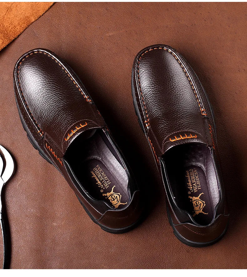 Comfortable Mens Slip On Leather Shoes