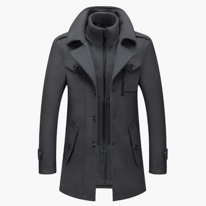 Warm Waterproof Men's Winter Overcoat