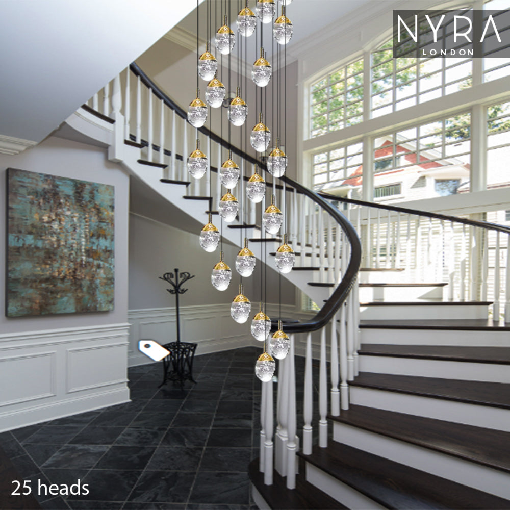 Luxurious Glass Drop Pendant Light