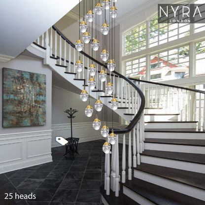 Luxurious Glass Drop Pendant Light