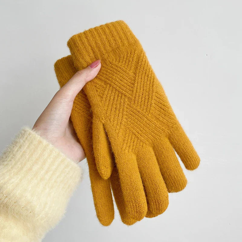 Cashmere Knit Gloves