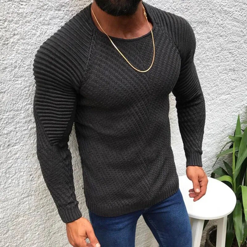 Cozy Mens Cable Knit Jumper