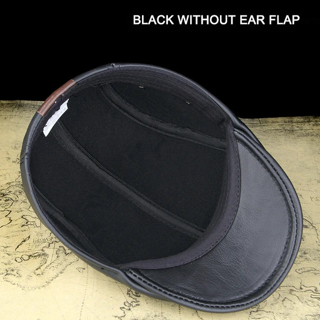 Genuine Leather Dad Baseball Hat
