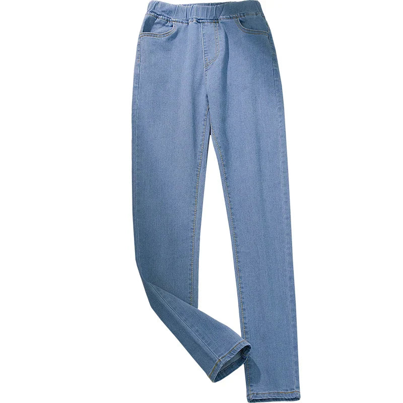 Relaxed Fit High Waisted Skinny Jeans