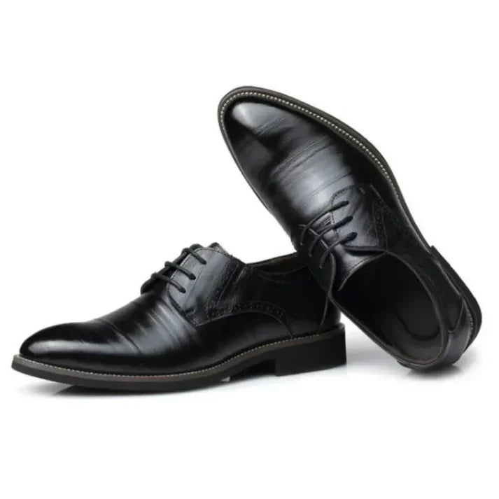 Men's Classic Formal Leather Lace Up Work Shoes