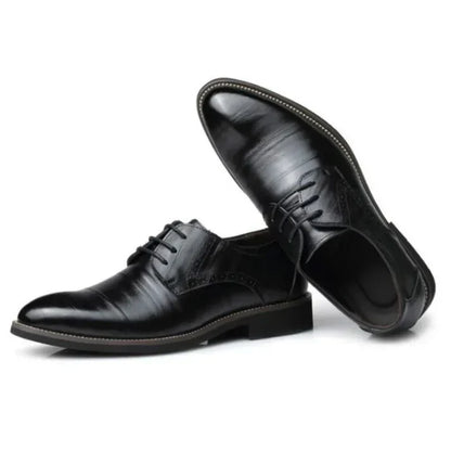 Men's Classic Formal Leather Lace Up Work Shoes