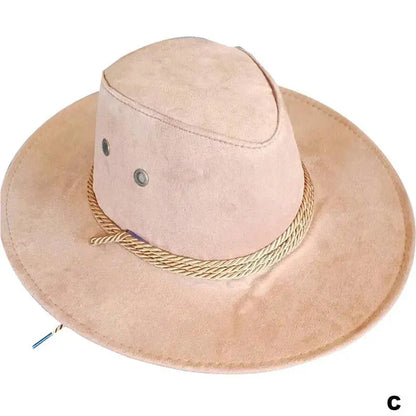Stylish Mens Sun Protection Wide Brim Hat