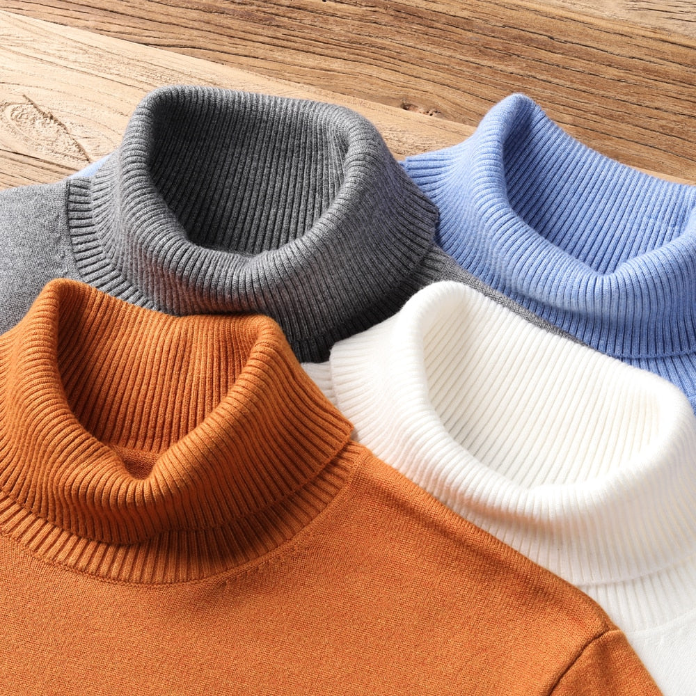 Textured Crew Neck Sweater Men