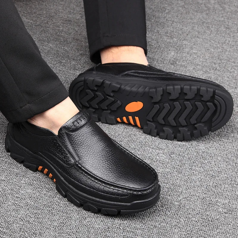 Comfortable Mens Slip On Leather Shoes