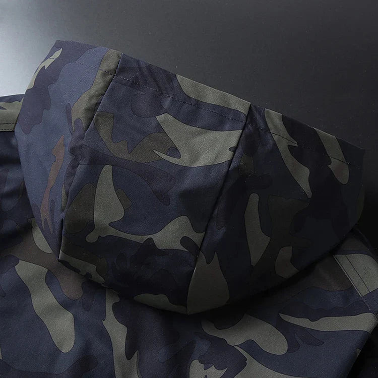 Military Green Camo Coat