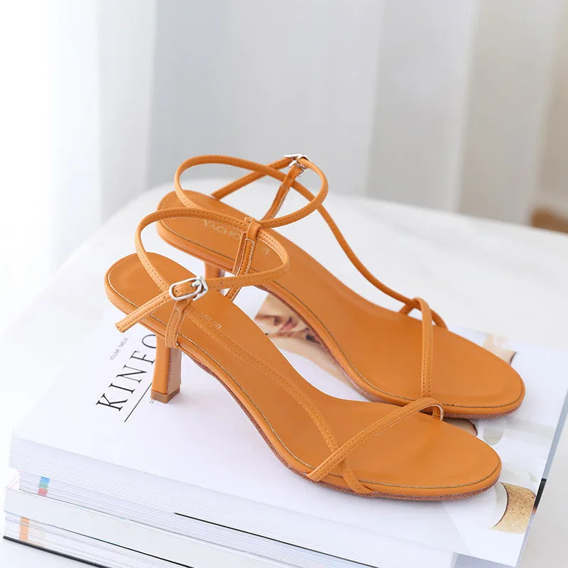 Chic High Heel Ladies Summer Shoes