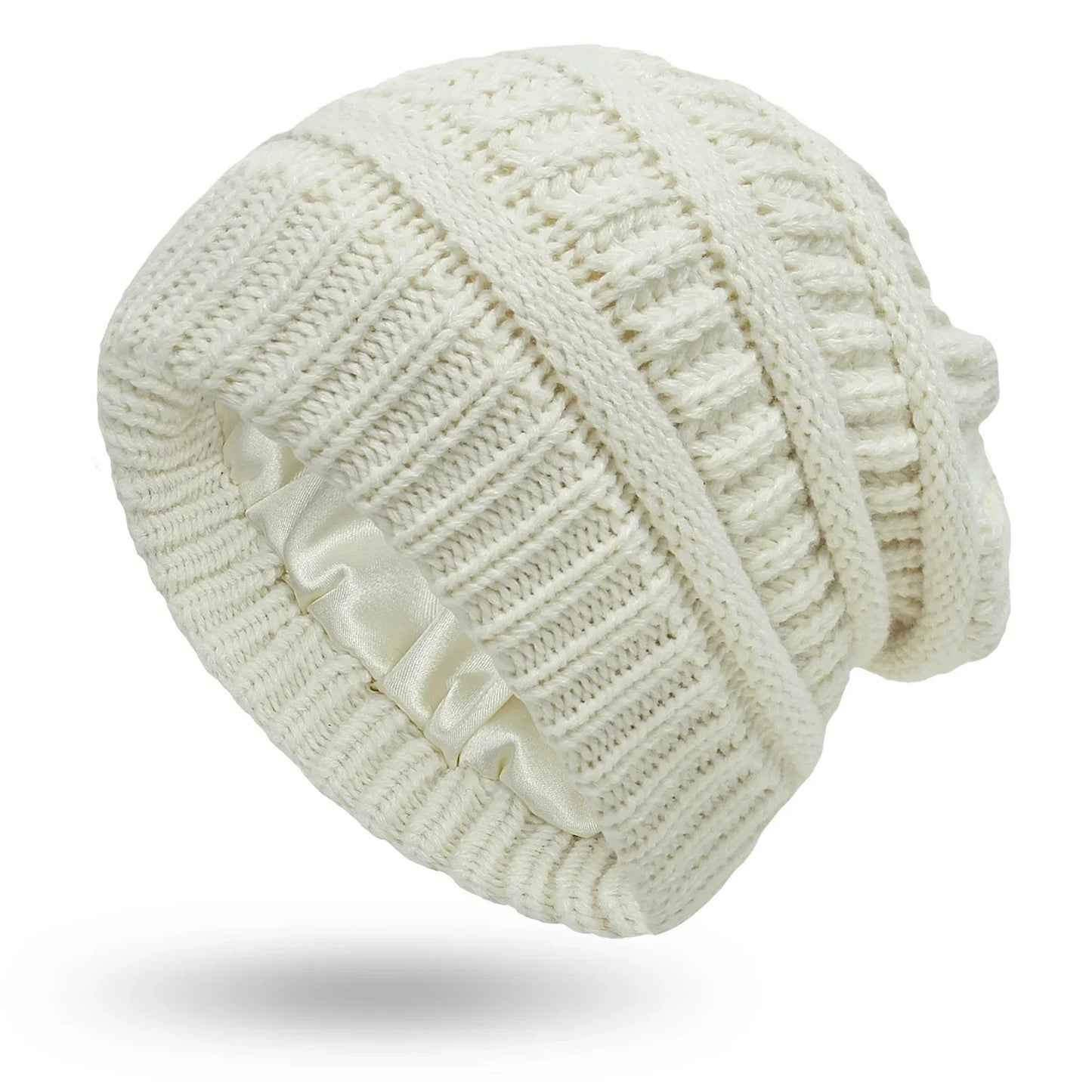 Cozy Ladies Warm Cable Beanie Hat