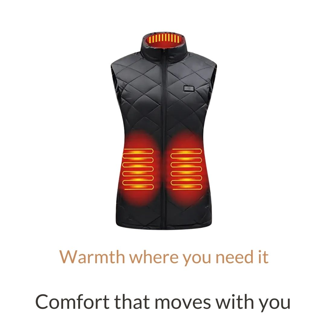 Warm Electric Vest for Women Outdoor Wear