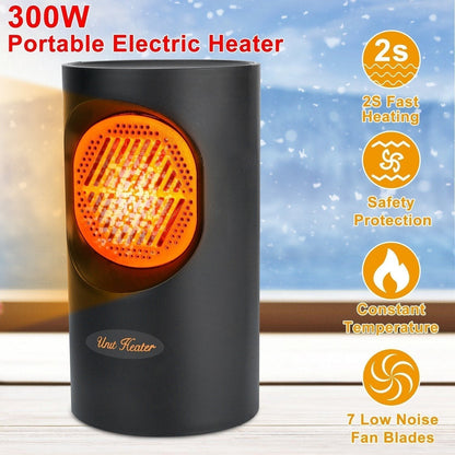 Space Saving 300W Electric Portable Heater - OutfitLondon