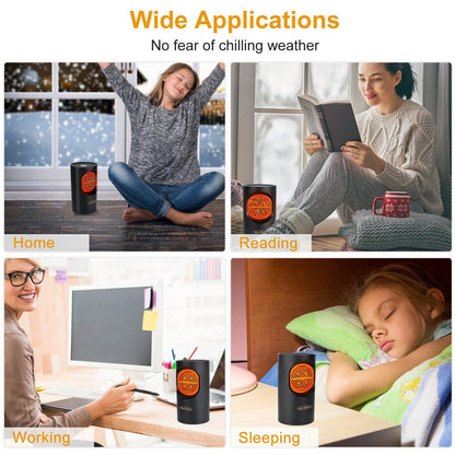 Space Saving 300W Electric Portable Heater
