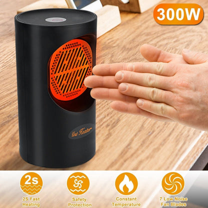 Space Saving 300W Electric Portable Heater