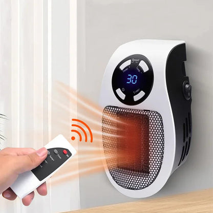 Portable Warm Electric Space Heater with Remote - OutfitLondon