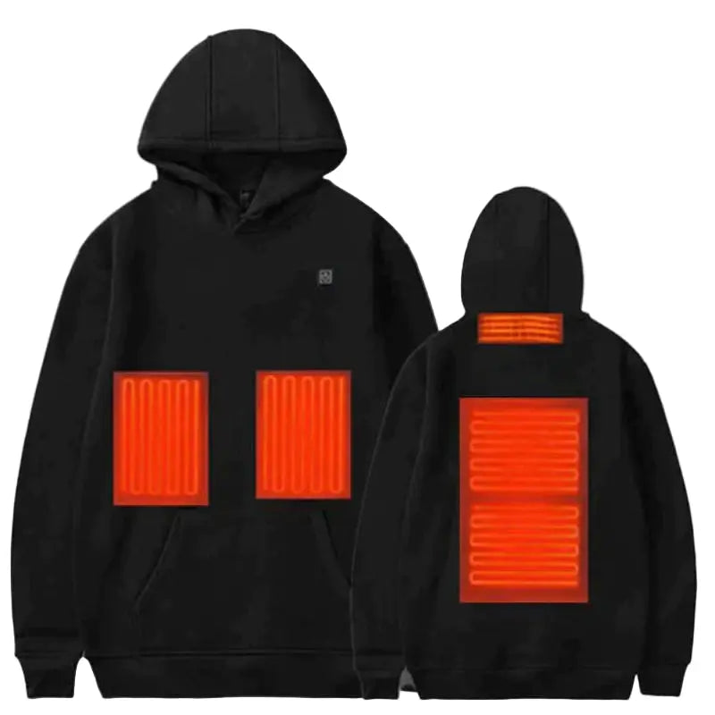 Warm Fleece Zip Up Hoodie for Men Women