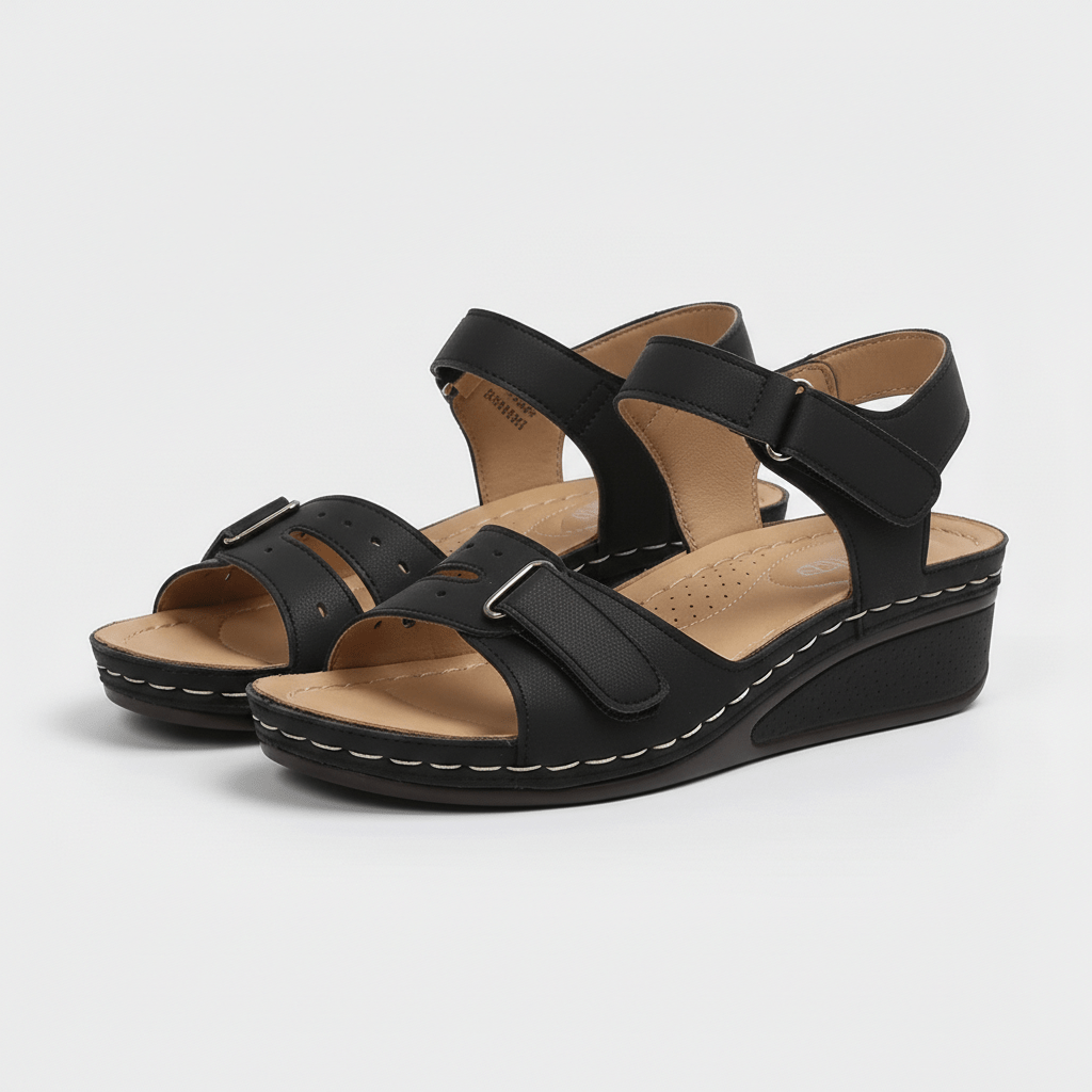 Summer Buckle Ankle Sandals High Heel Open Toe Shoes