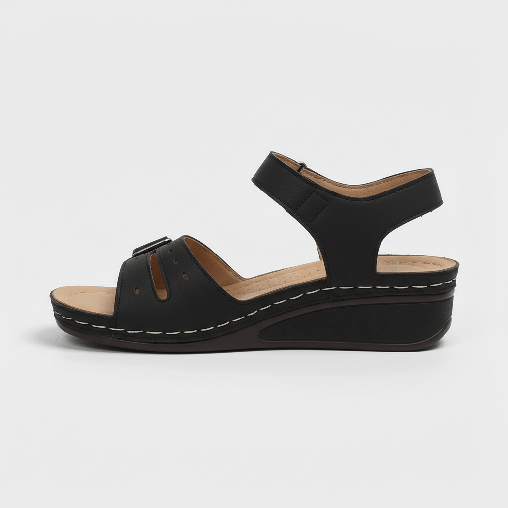 Summer Buckle Ankle Sandals High Heel Open Toe Shoes