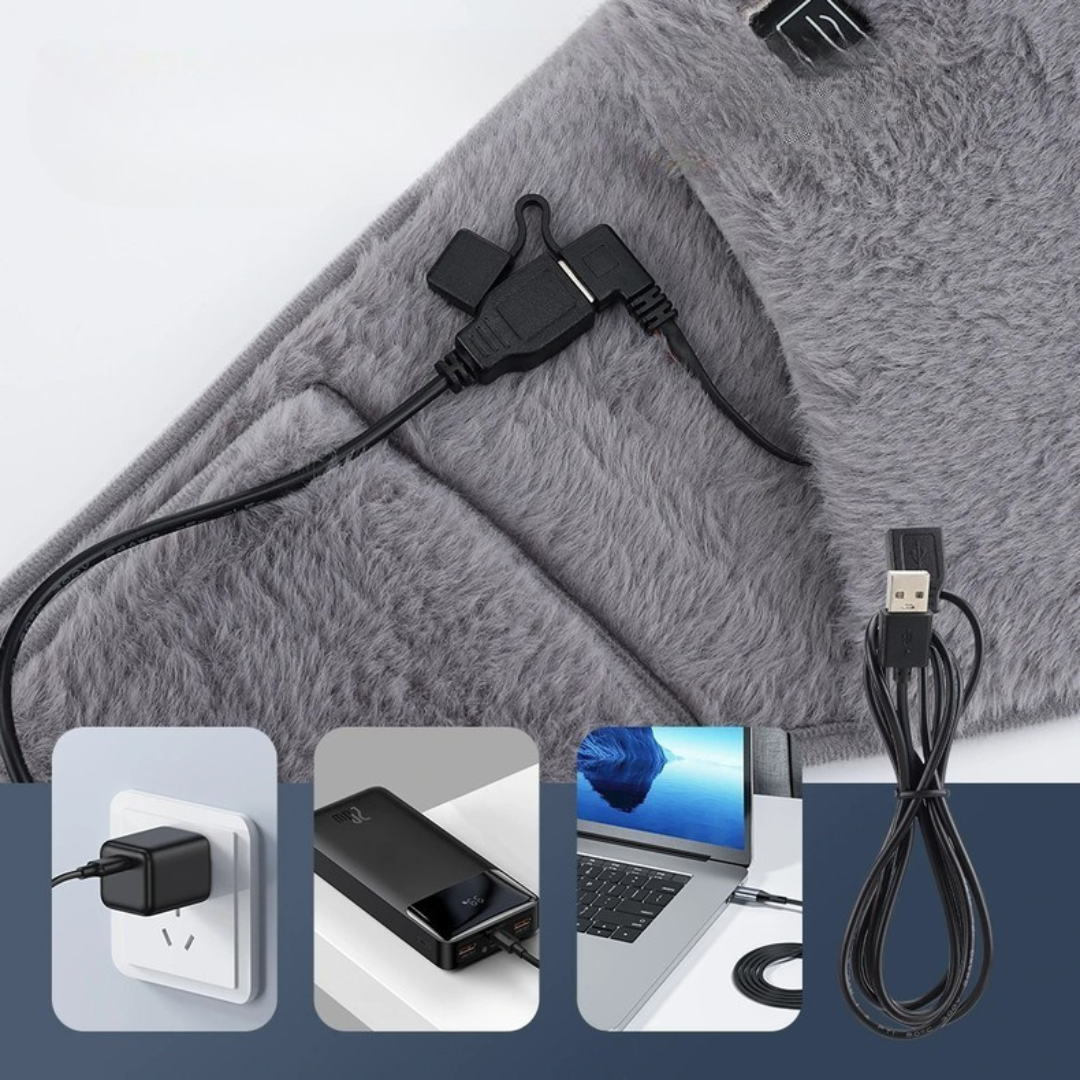 Warm Heated Back Wrap with USB Power