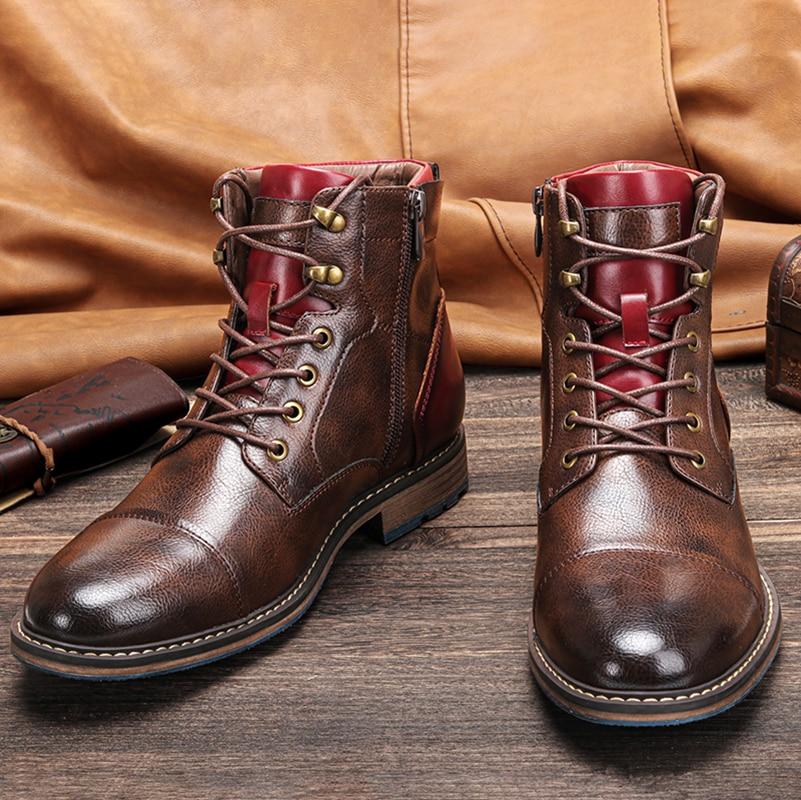 Stylish Mens Genuine Leather Boots - OutfitLondon
