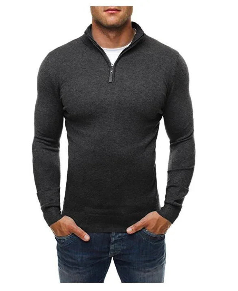 Warm Casual Men's Winter Crew Sweater - OutfitLondon