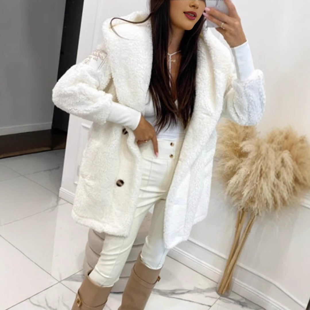 Classic Big Teddy Bear Coat for Ladies
