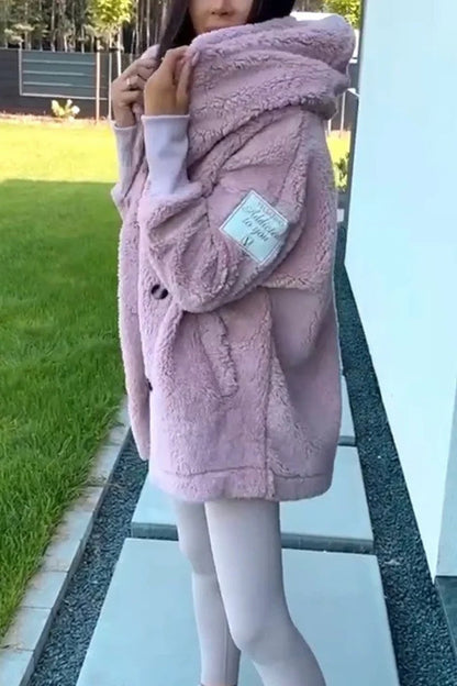Classic Big Teddy Bear Coat for Ladies
