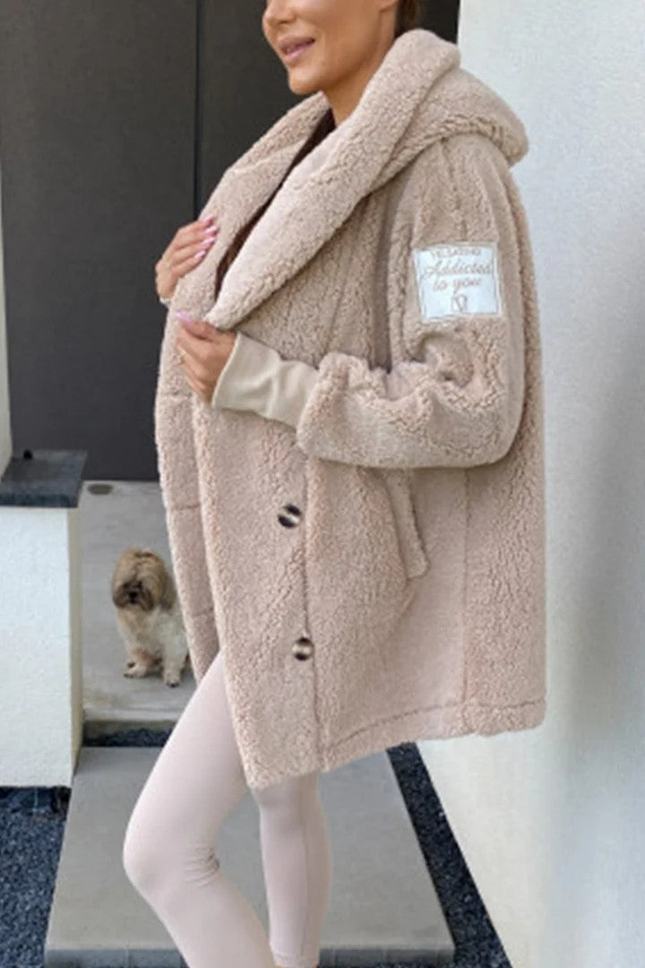 Classic Big Teddy Bear Coat for Ladies