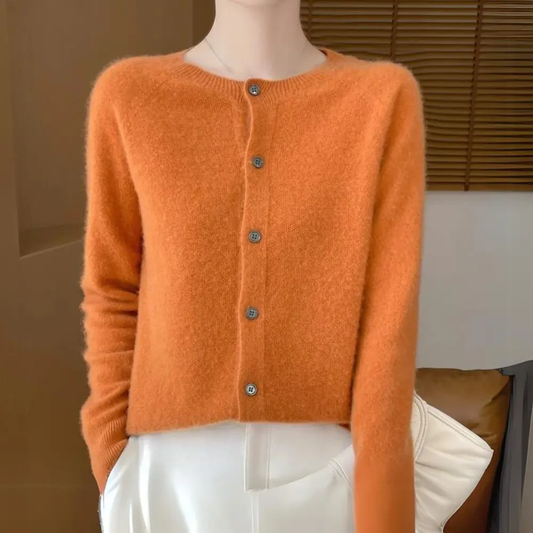 Women's Merino Wool Cardigan - OutfitLondon