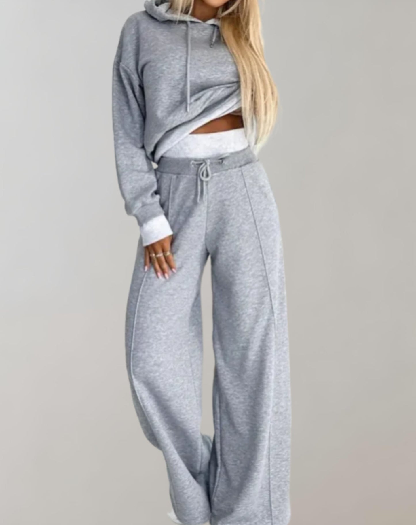 Women's 2 Piece Active Wear Tracksuit Set