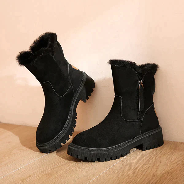 Comfortable Women's Snow Ankle Boots - OutfitLondon