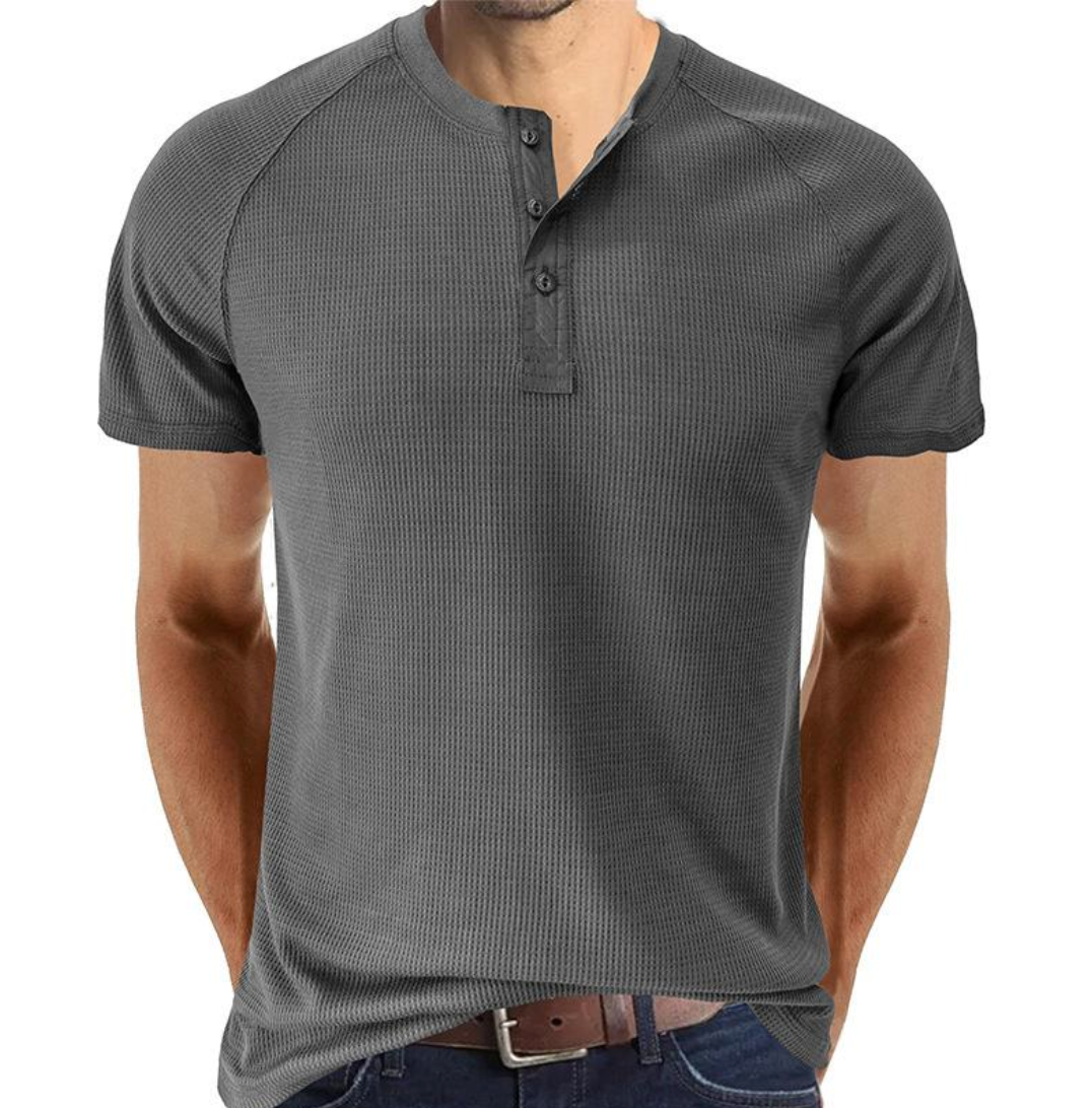 Classic Casual Button Front Soft Shirt
