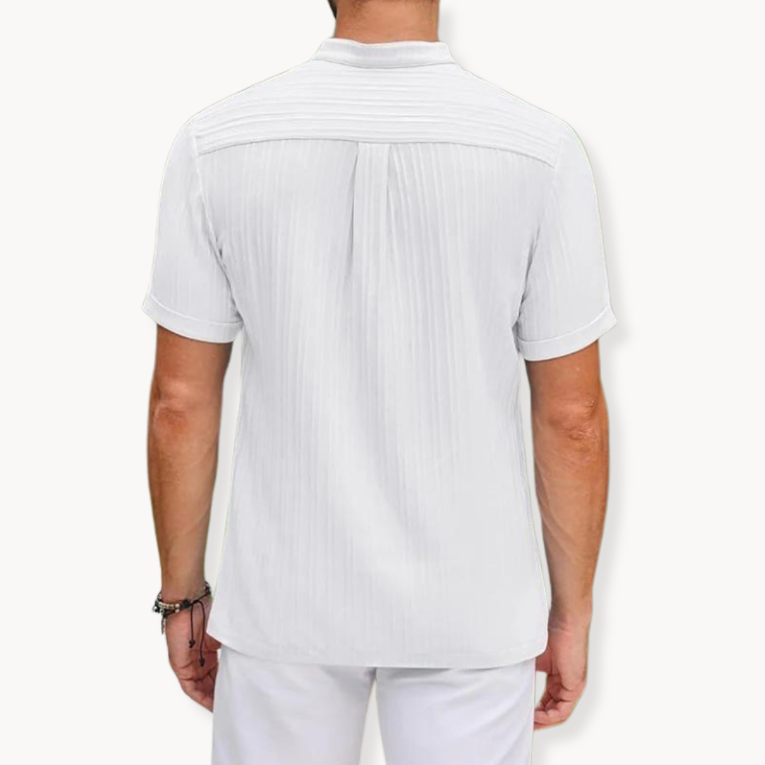 Relaxed Fit Casual Henley Shirt