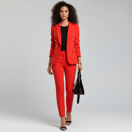 Classic 2pc Suit Blazer and Fit Pants - OutfitLondon
