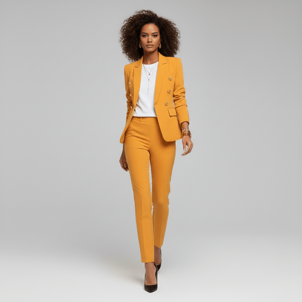 Classic 2pc Suit Blazer and Fit Pants