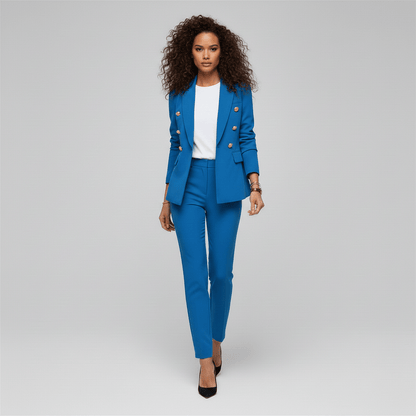 Classic 2pc Suit Blazer and Fit Pants