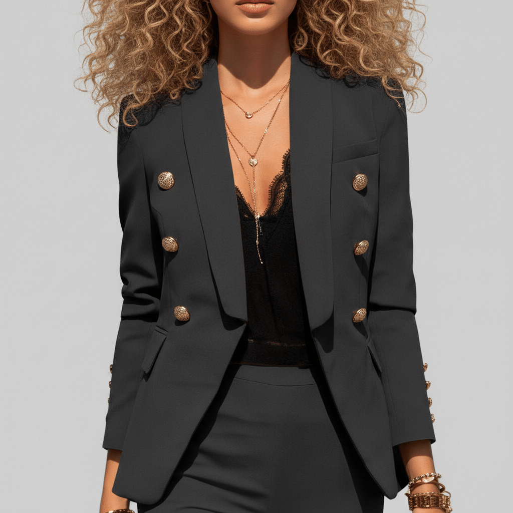 Classic 2pc Suit Blazer and Fit Pants