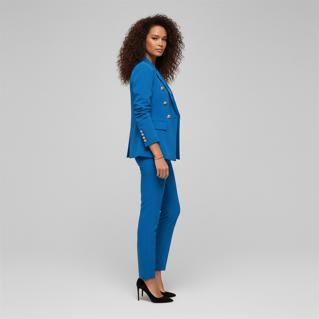 Classic 2pc Suit Blazer and Fit Pants