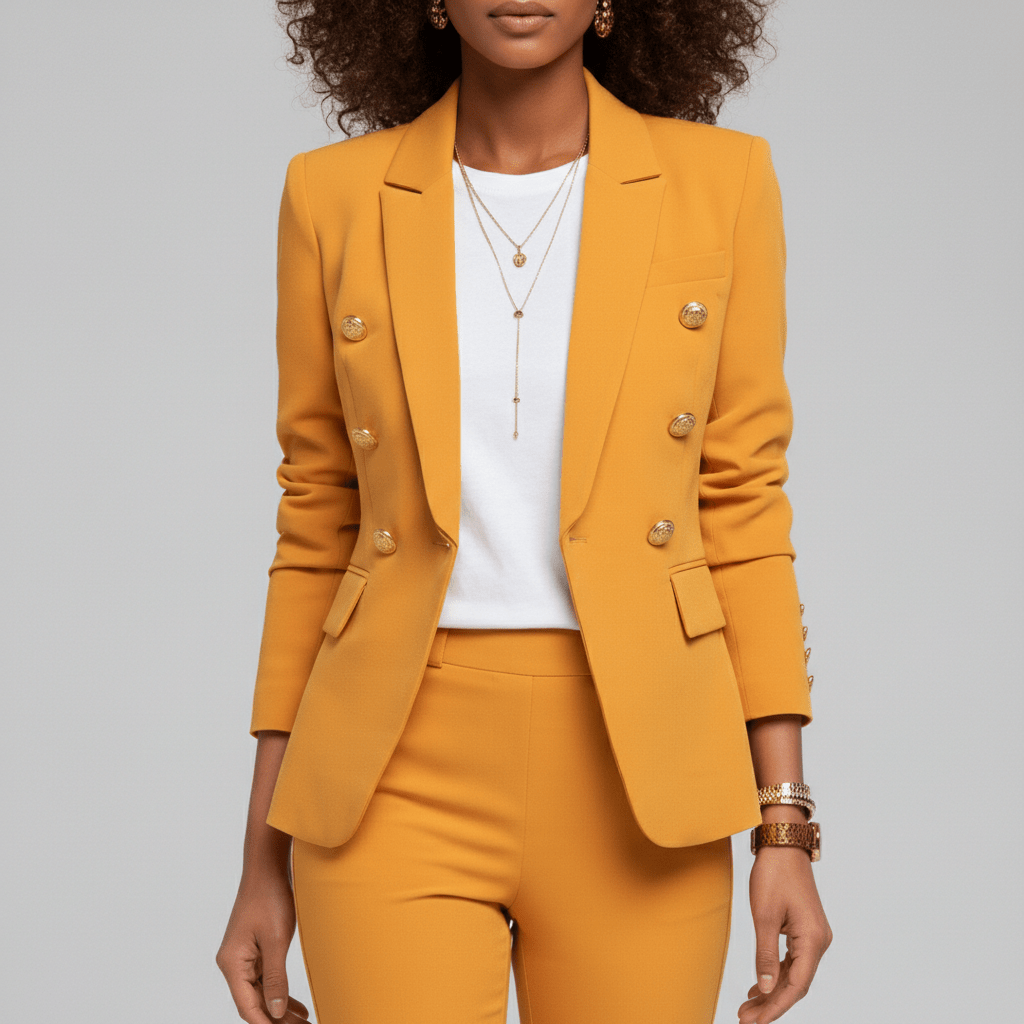 Classic 2pc Suit Blazer and Fit Pants